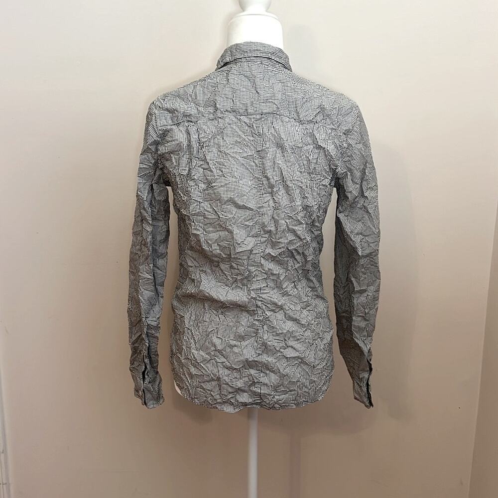 Frank & Eileen Barry Tailored Button-Up Shirt Signature Crinkle - Picture 3 of 12